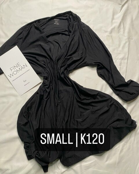 Beautiful women's robe black