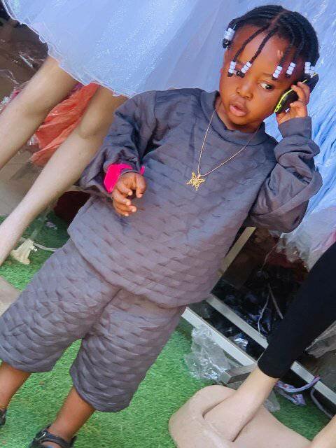 Suit jacket + shorts black