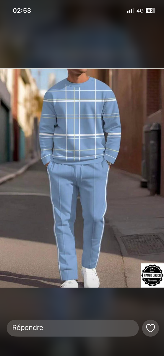 Ensemble de Jogging Homme Chic