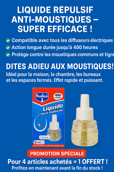 Diffuseur Anti-Moustiques 400h