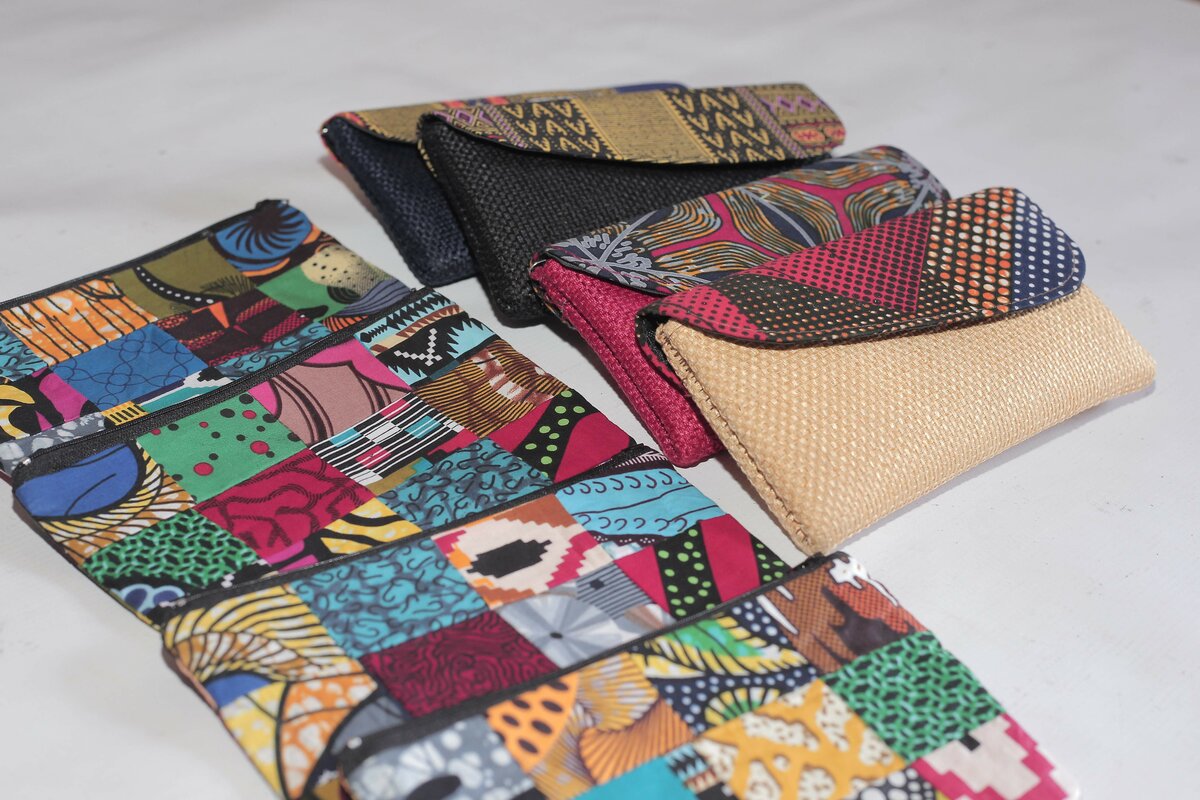 Purse made out of chitenge
