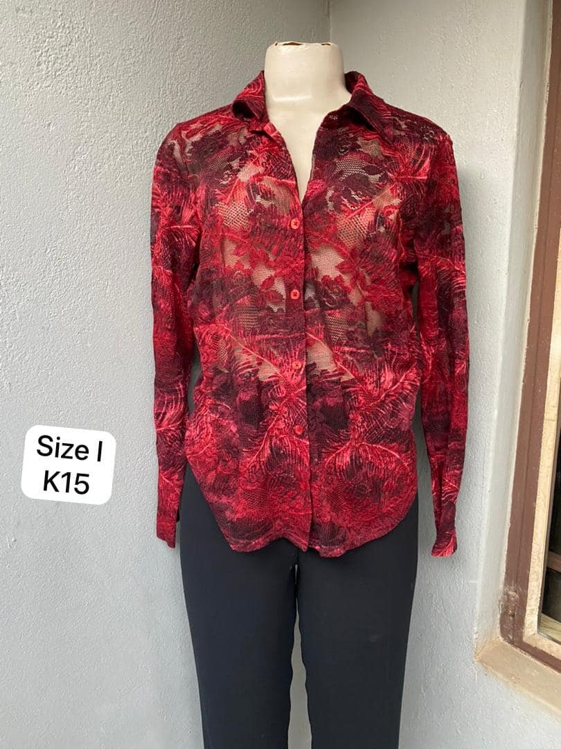 Red Transparent Shirt