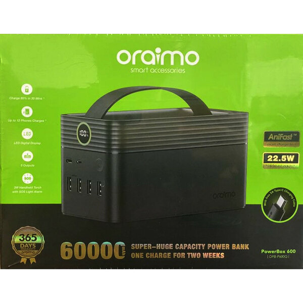 Oraimo PowerBox 600 60000mAh