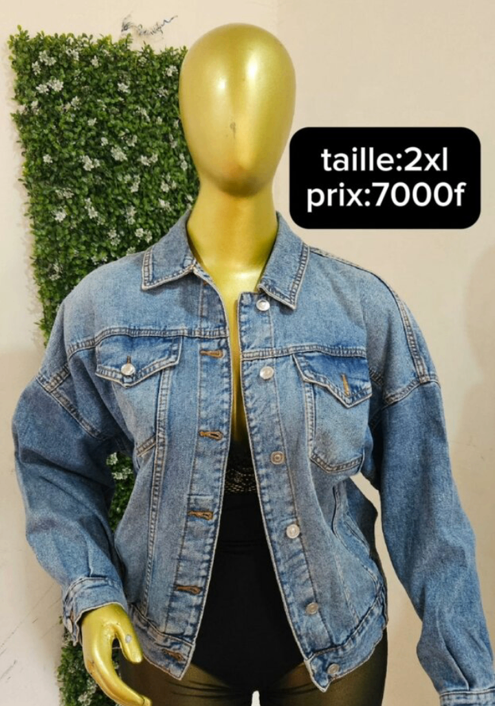 Veste en jean femme 2XL