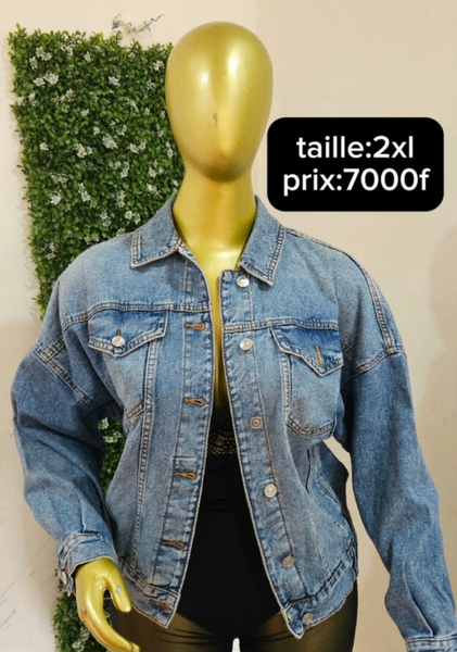 Veste en jean femme 2XL