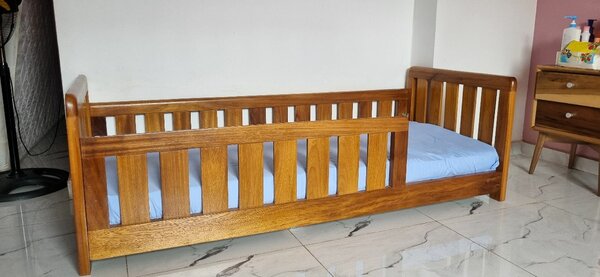 Solid Wood Toddler Bed