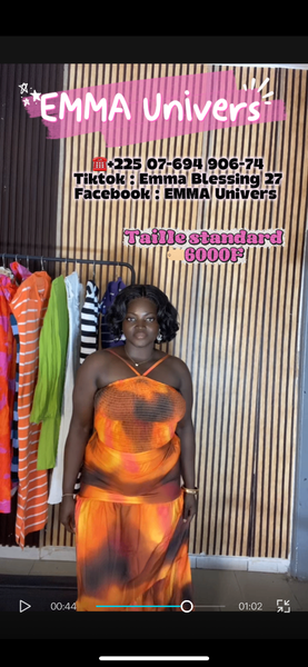 Robe Élégante Imprimée