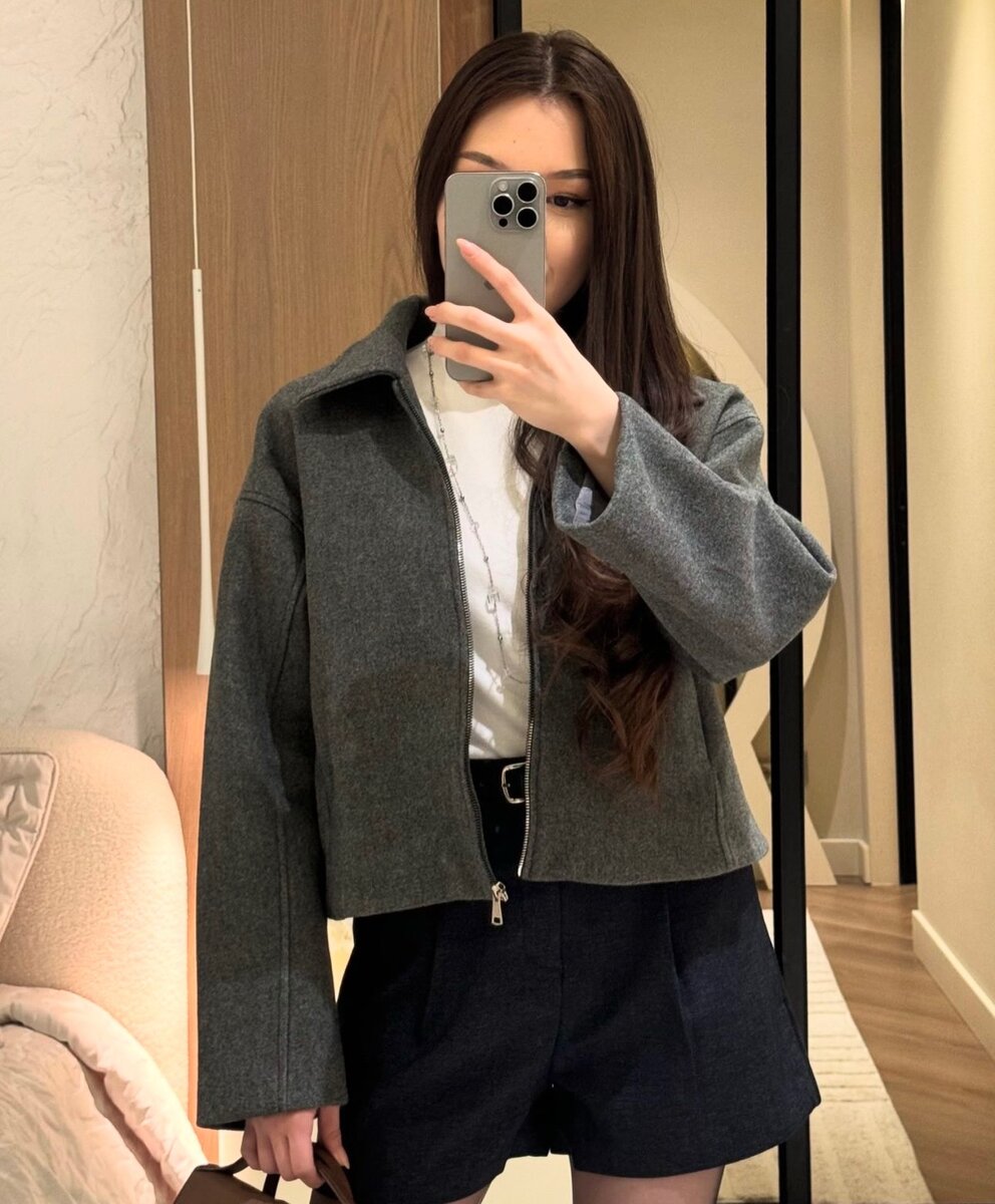 Бомбер кашемир