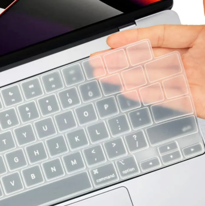 Ultra Thin Keyboard Cover for 2021 Newest McBook Pro 14 inch M2 Pro/Max Chip A2442 & 2021 New McBook Pro 16 inch M2 Pro/Max Chip A2485 Keyboard Cover Protective Skin, Clear, Transparent
