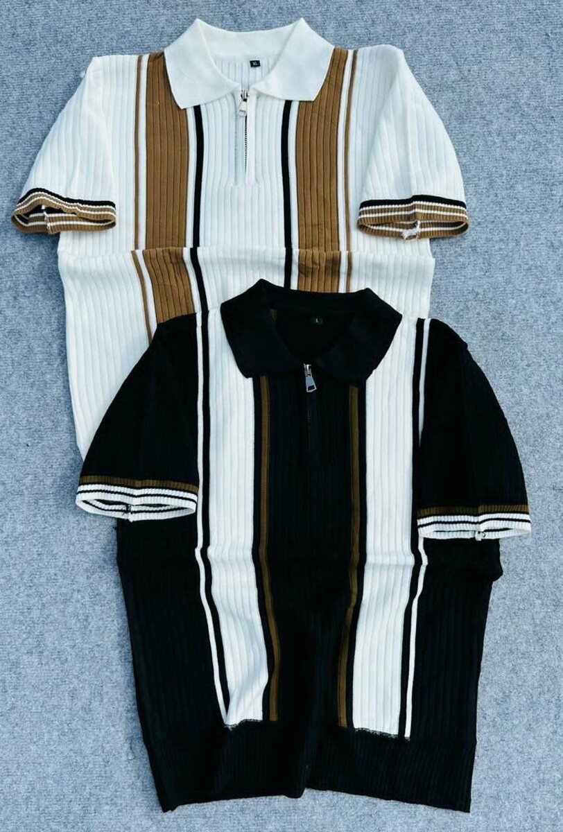 Polos rayés élégants pour hommes