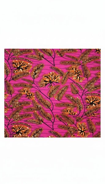 Pagne Wax Africain Floral