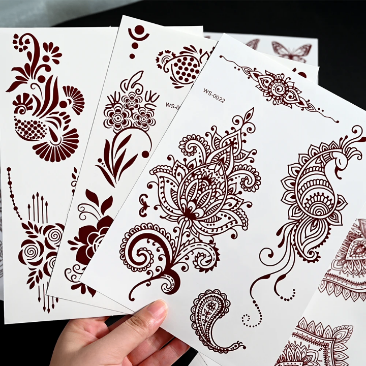 Henné autocollant 100% naturel