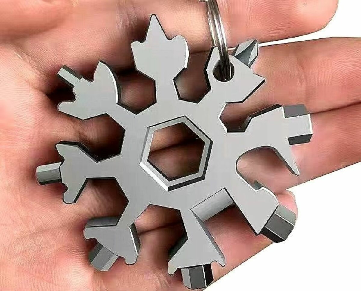 clé multifonction flocon neige