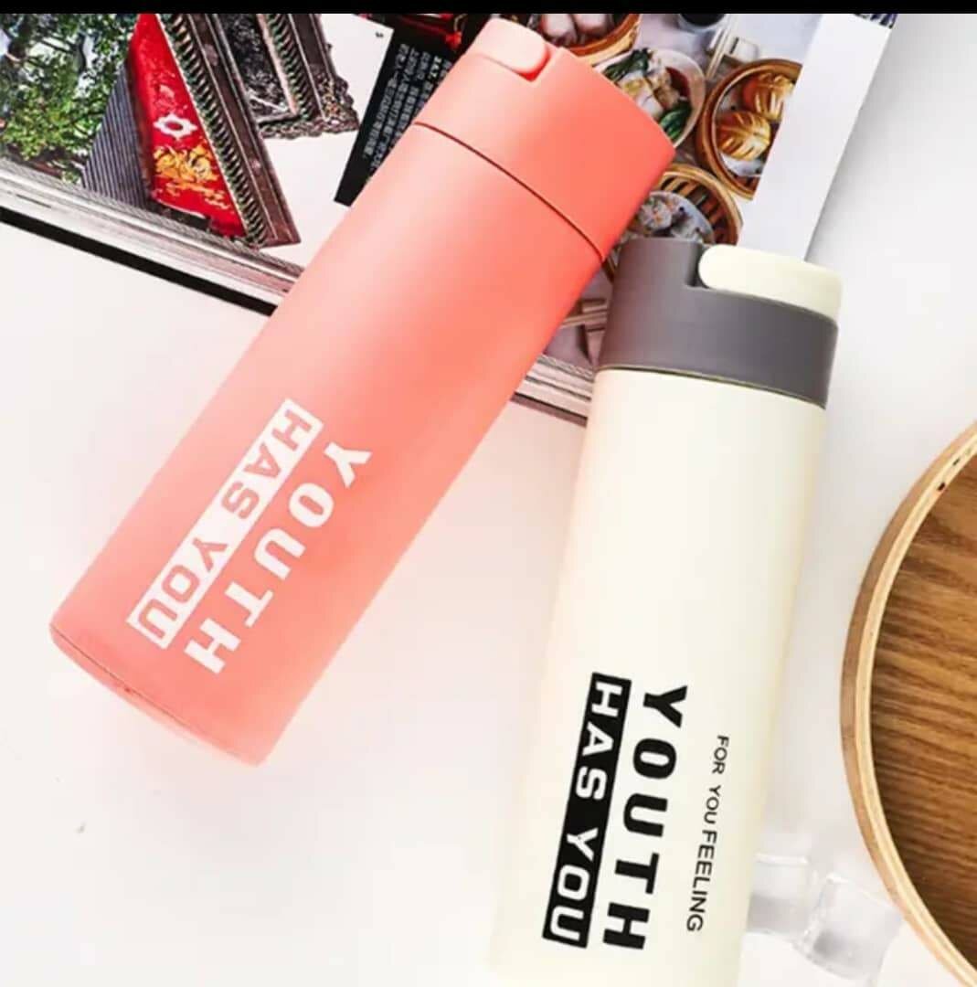 GOURDE EN VERRE DOUBLÉ DE PLASTIQUE