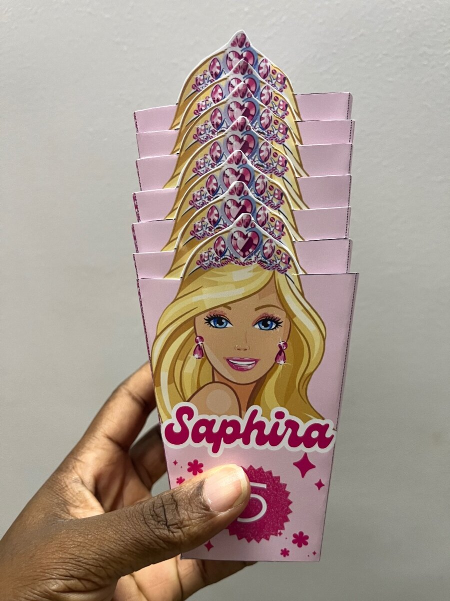 Boîte Popcorn Anniversaire