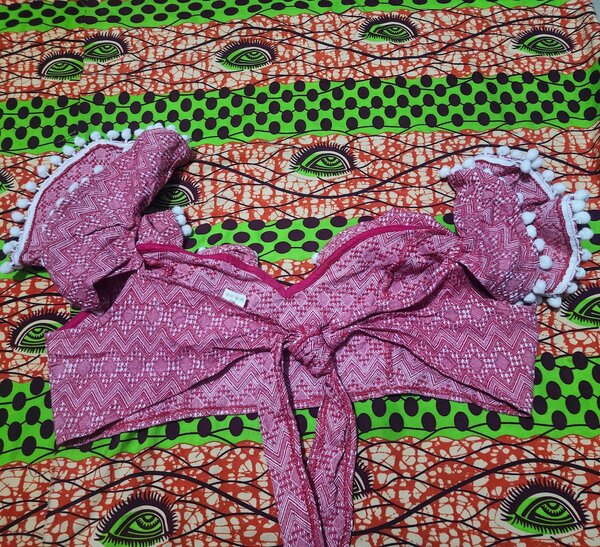 Top à volant bohème