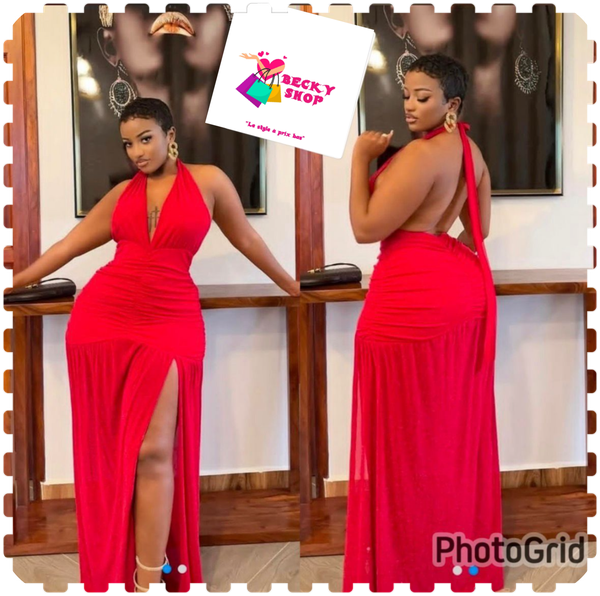 Robe longue dos nu sexy