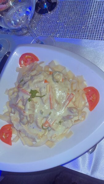 Tagliatelle et gratin de pomme