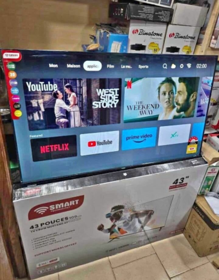 Téléviseur Smart 43" HD