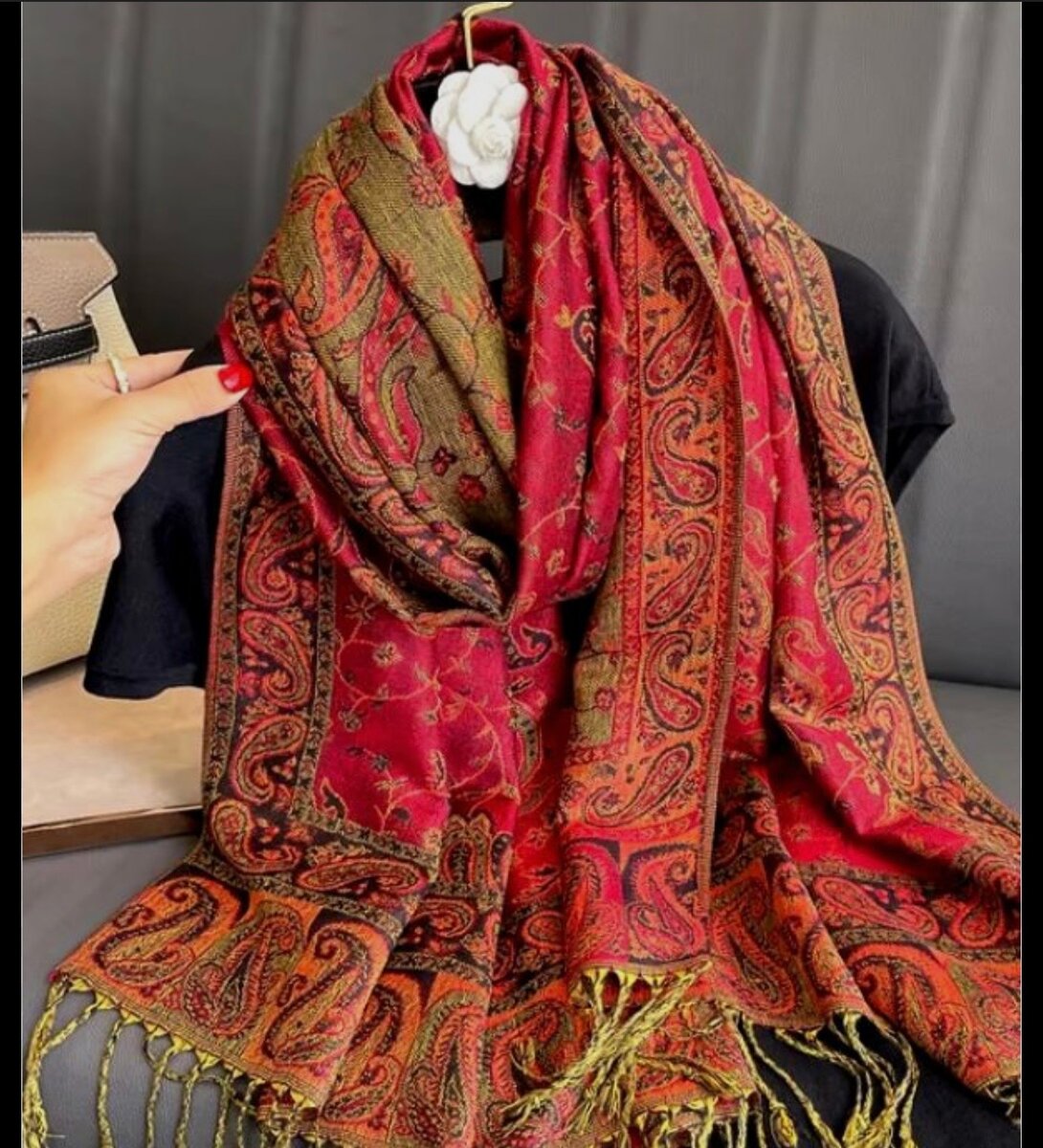 Écharpe Paisley Élégante