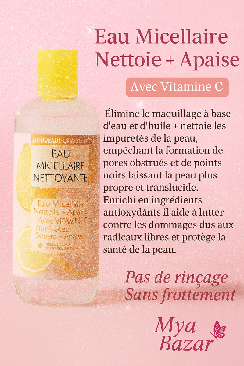 Eau micellaire à la vitamine C