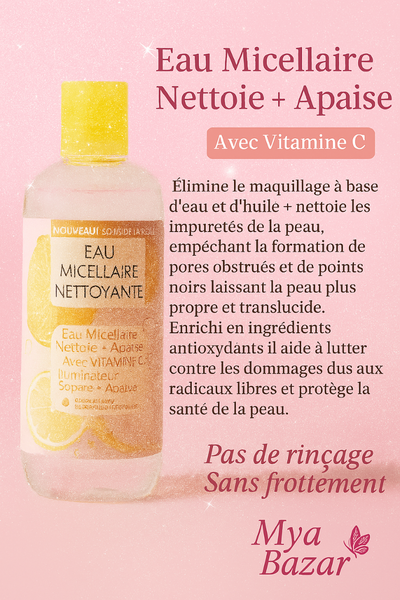Eau micellaire à la vitamine C