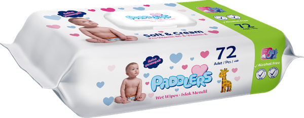 Puddles Lingettes Bébé - 72 pièces