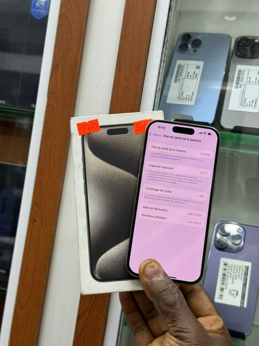 15 pro 512 giga CE  djazz