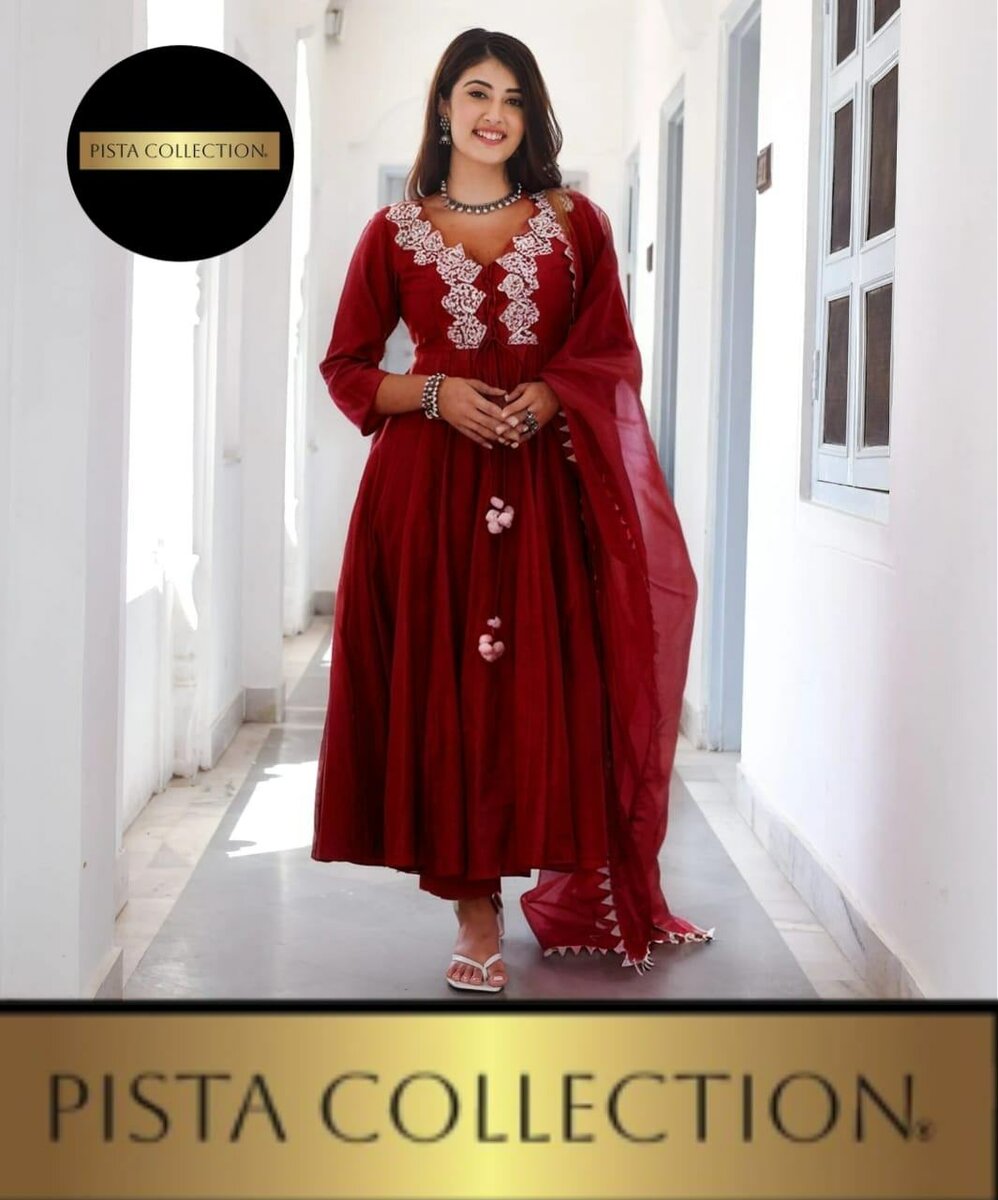 Embroidery maxi 3pc dc free