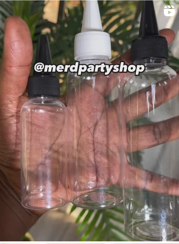 Hard PET, quality applicator bottles 