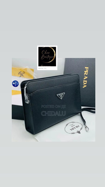 Pochette homme élégante noire