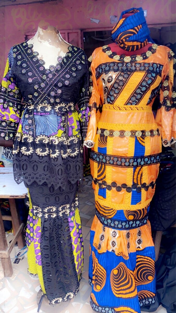 Robe en Wax Éclatante