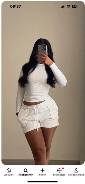 Shorts blancs confortables