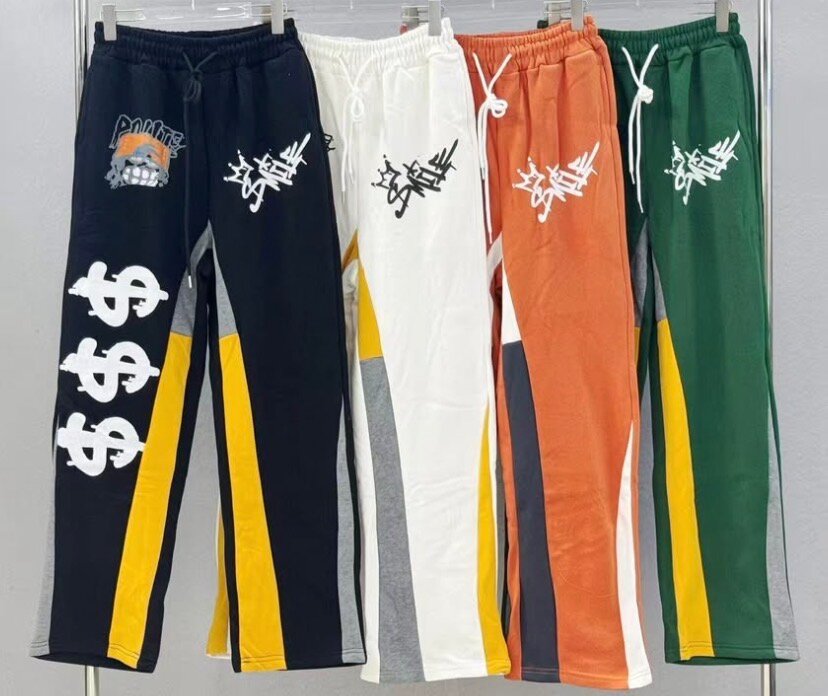 Pantalons décontractés graphiques tendance