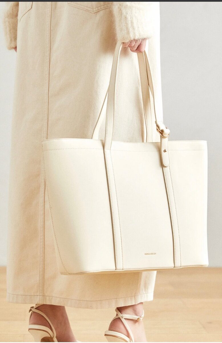 Sac cabas en cuir ANNA FIELD