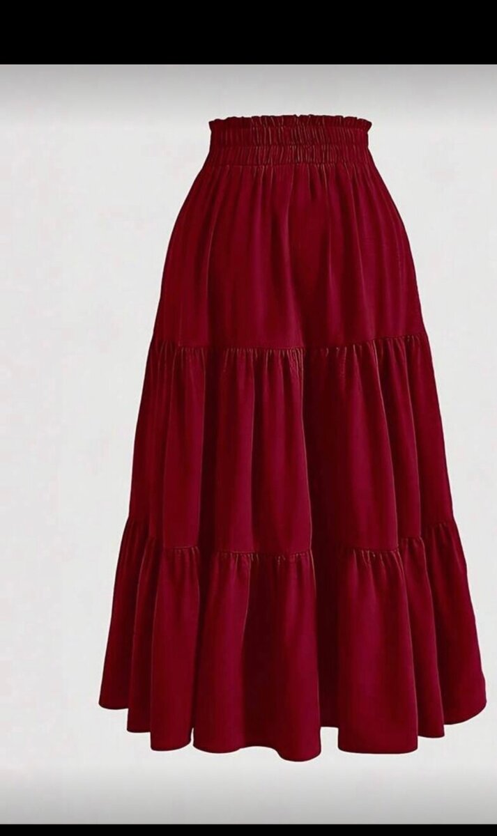 Jupe Longue Bohème Taille Haute