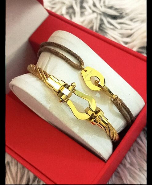 Bracelet Fred et cordon Dinh Van