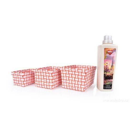 LOT DE 3 PANIERS DE RANGEMENT D'OBJETS DIVERS - 𝗢𝗿𝗮𝗻𝗴𝗲