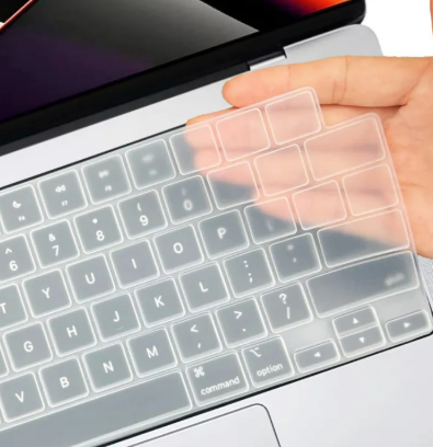 Ultra Thin Keyboard Cover for 2021 Newest McBook Pro 14 inch M2 Pro/Max Chip A2442 & 2021 New McBook Pro 16 inch M2 Pro/Max Chip A2485 Keyboard Cover Protective Skin, Clear, Transparent
