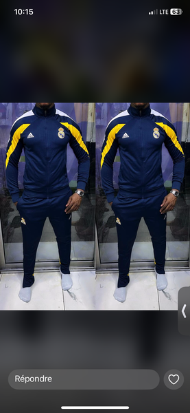 Ensemble de survêtement de football pour hommes