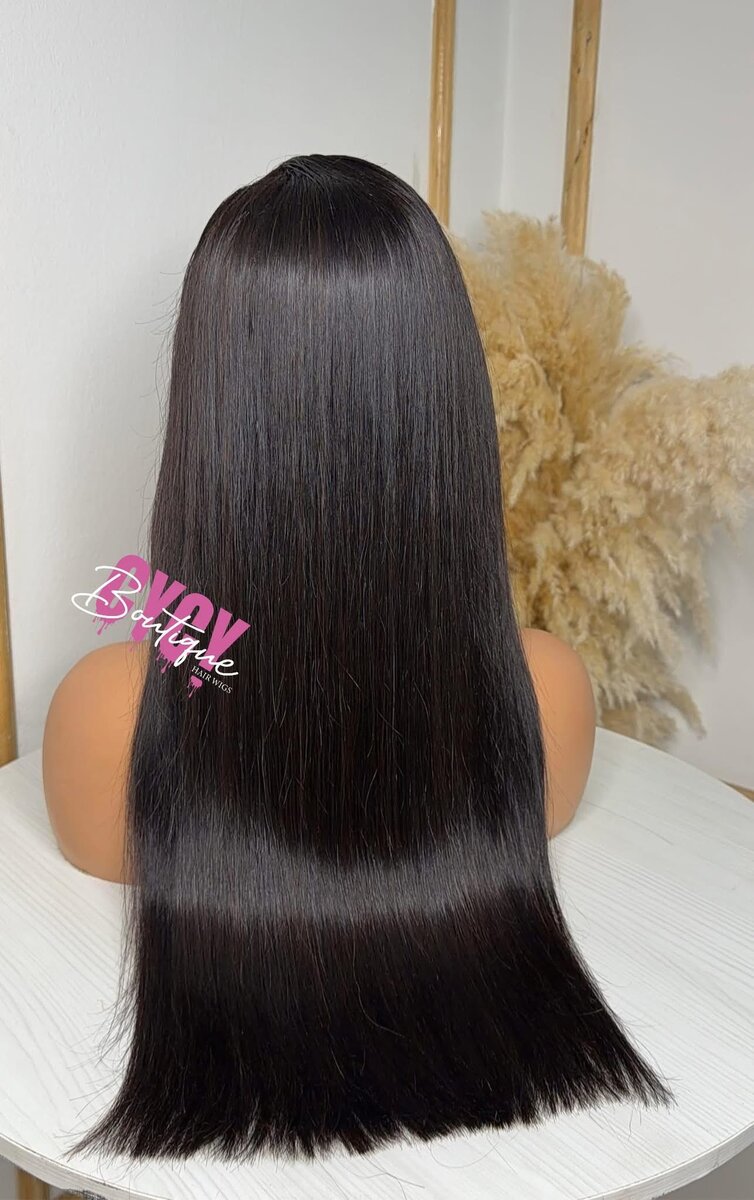 Perruque droite noire Bay Wig