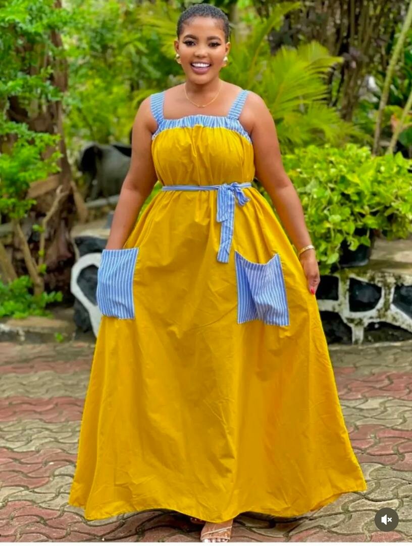 Robe longue décontractée femme