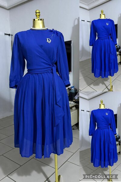 Robe élégante bleue