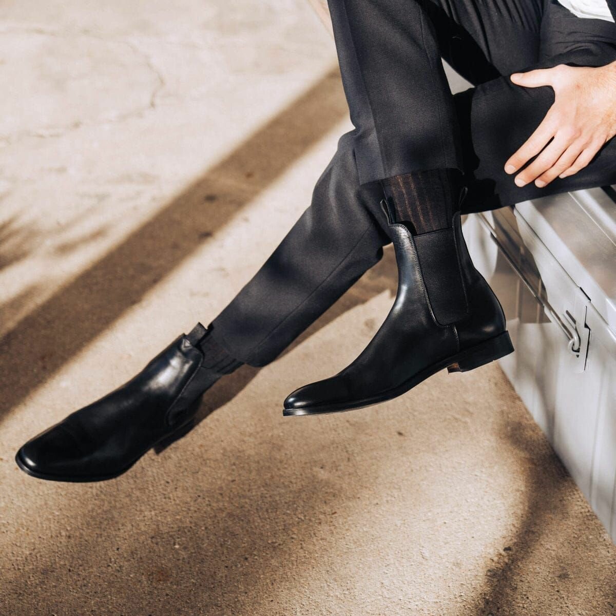 Bottes Chelsea en cuir homme élégantes