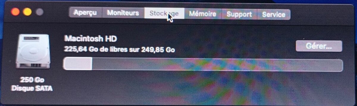 MacBook Pro 13'' 250 Go