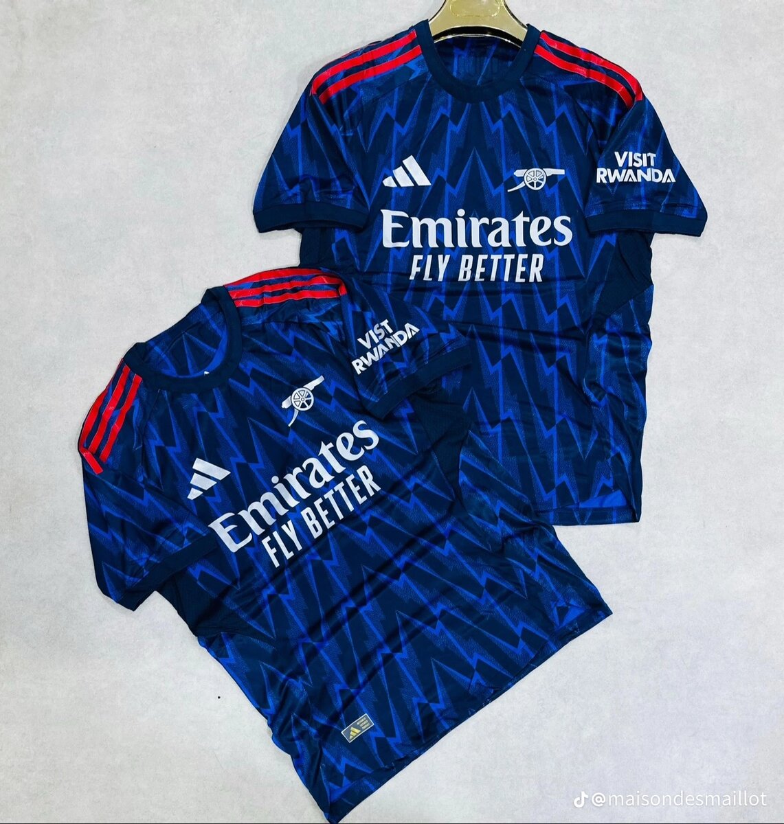 Maillot de football colorés