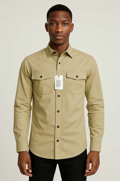Chemise homme élégante manches longues