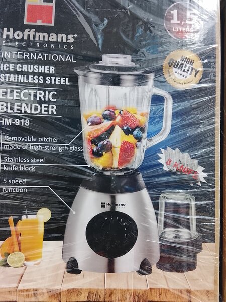 Hoffmans Blender 1.5L Acier