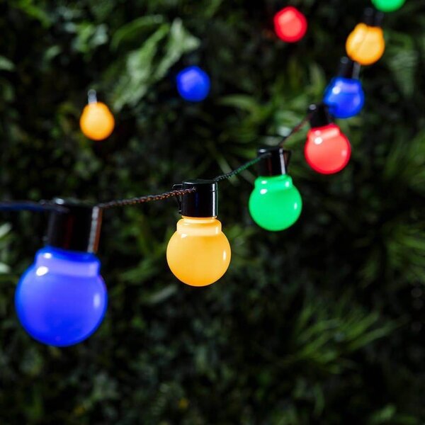 GUIRLANDE DE BOULE DE LUMIÈRE MULTICOLORE