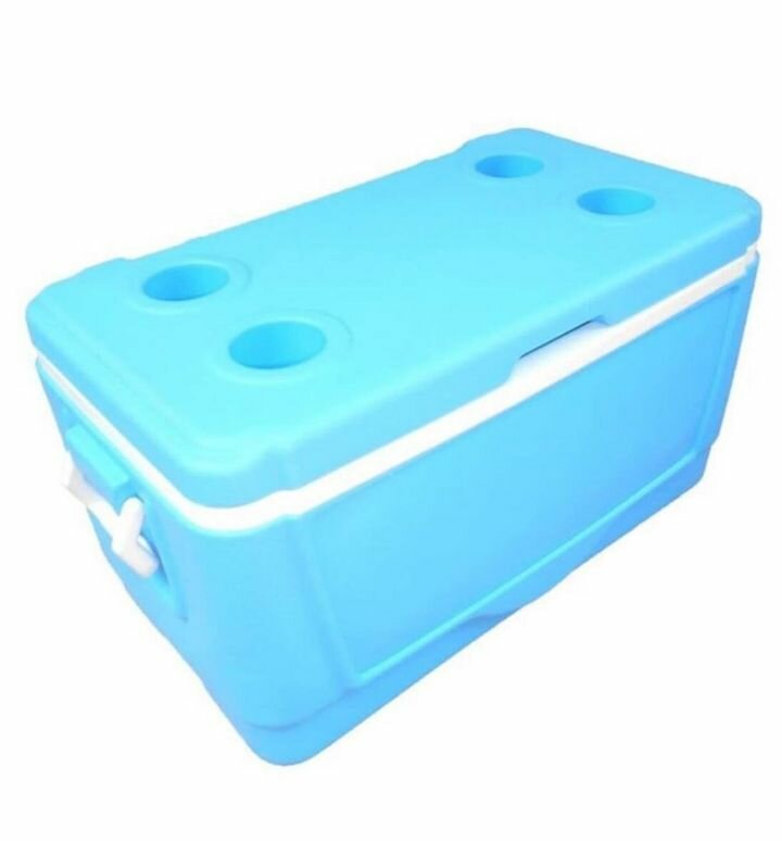 Glacière portable bleue